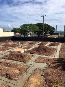 Landmark Builders Pouring Footings